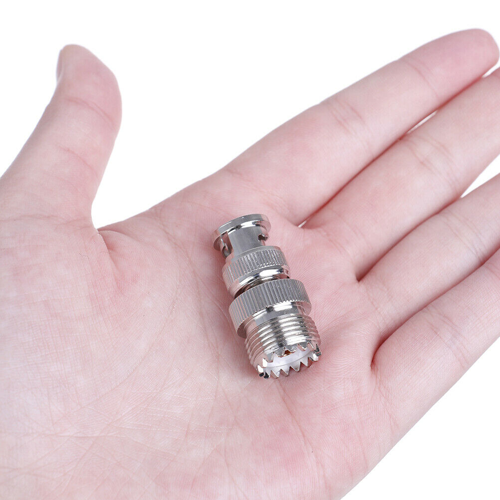1PC BNC male plug to SO239 UHF female jack RF coaxial adapter cable conne.l8