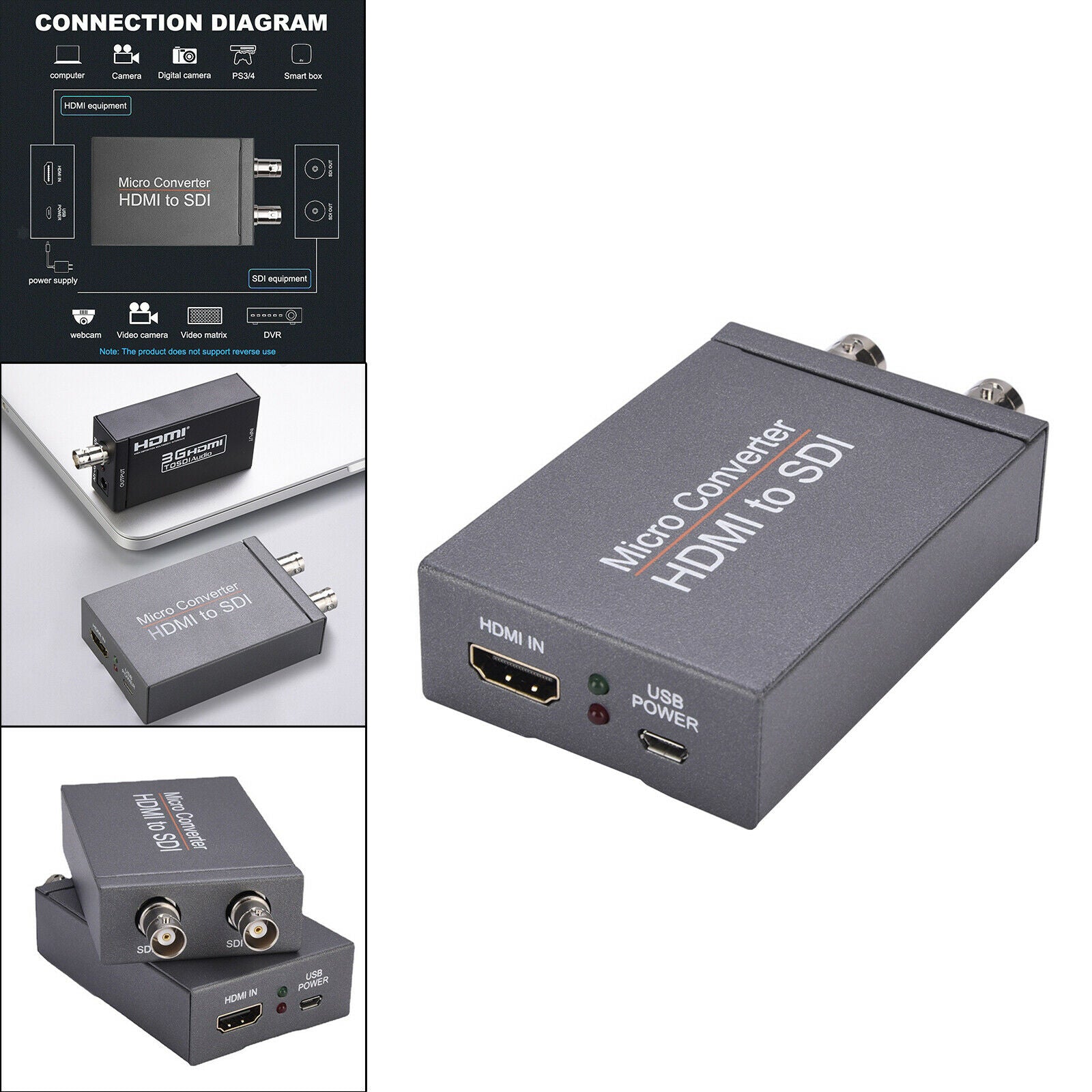 1080P HDMI to SDI Converter 3G-SDI Accessories Parts for Camera Camcorder TV