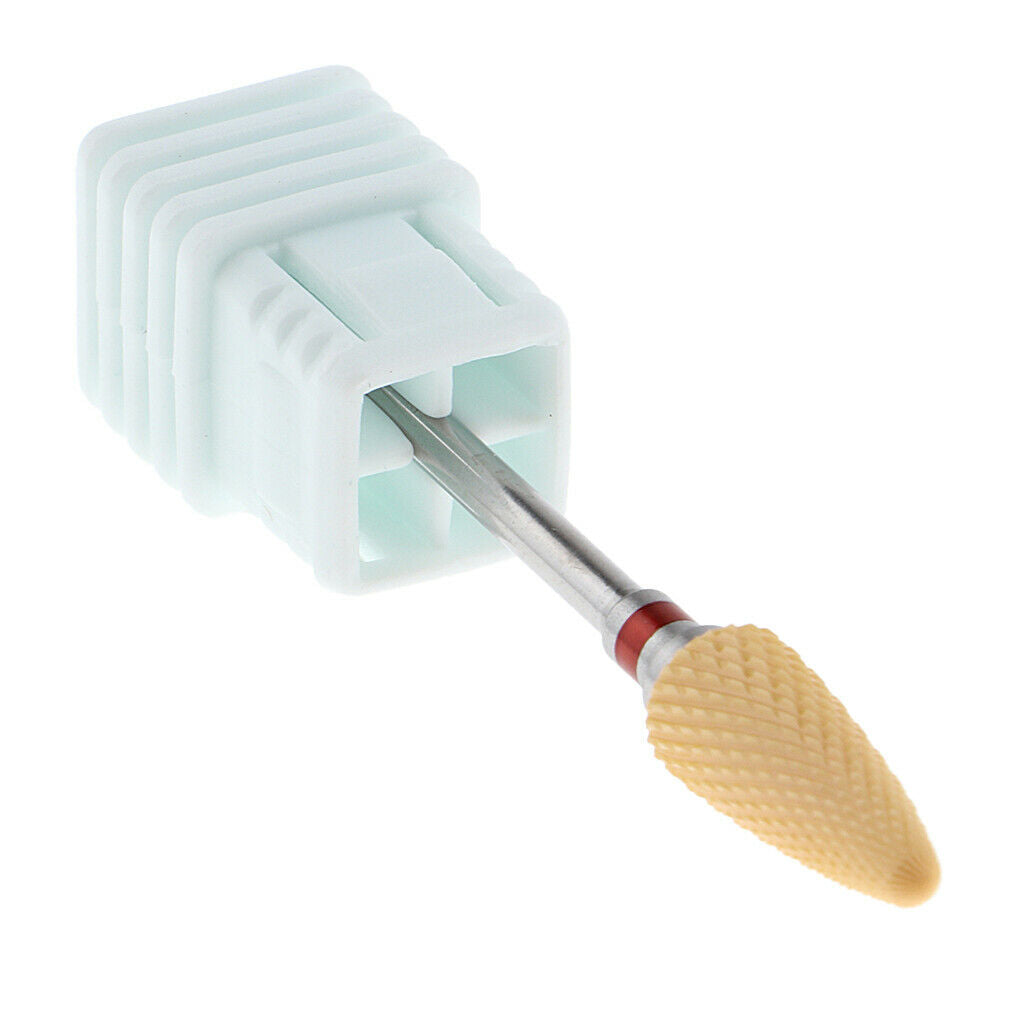 Cuticle Clean Nail Drill Bit File Polishing Head Electric Drill Bit F