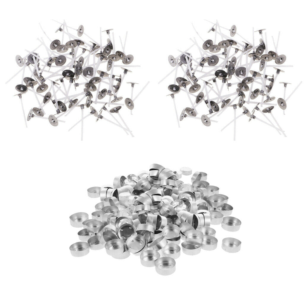 400 Pieces Tealight Aluminum Empty Candle Cup Containers \ u0026 Natural