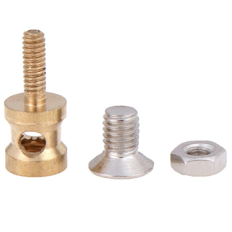 10Pcs Brass Linkage Stopper for 2.1mm Pushrod Connector for RC plane Mode.l8