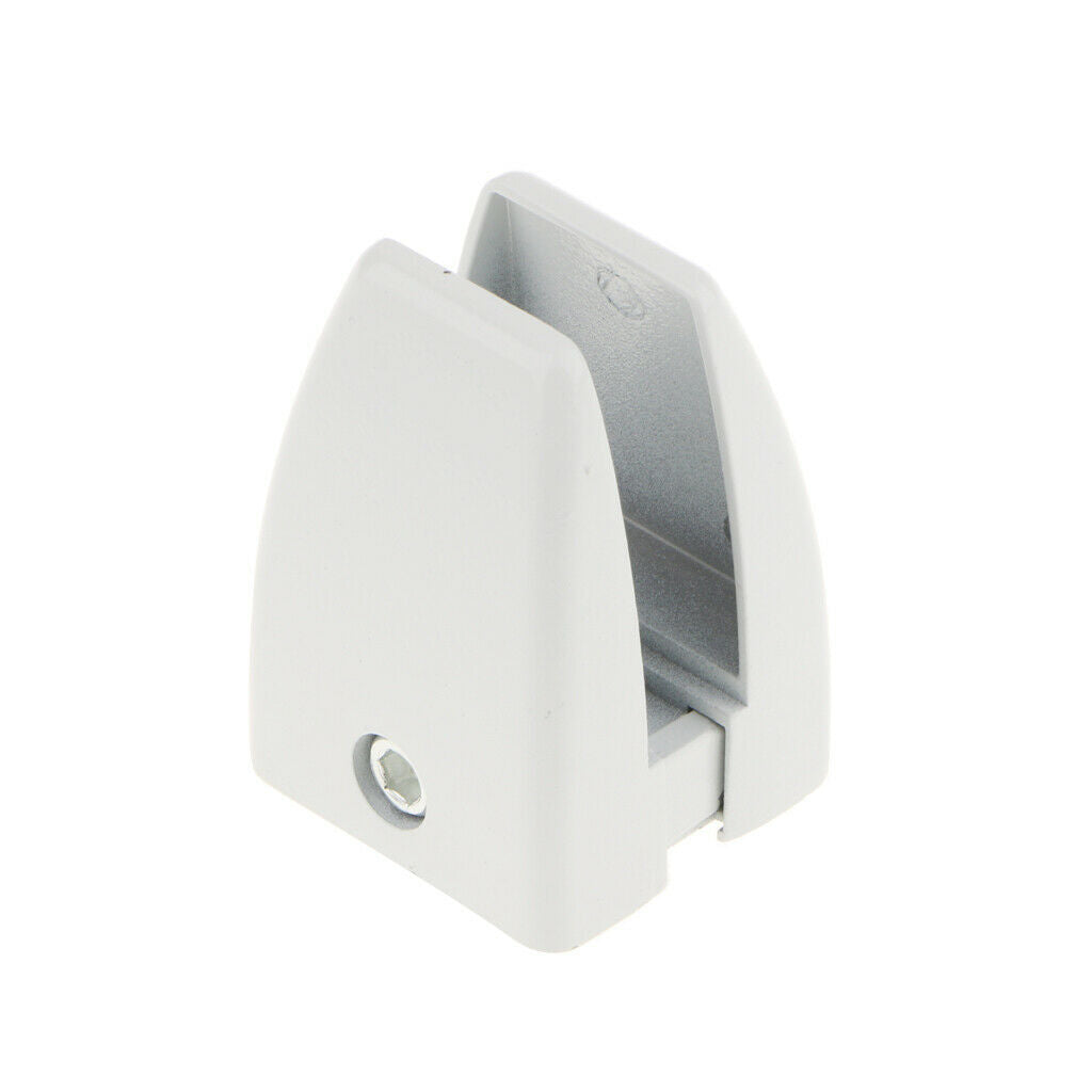4x Aluminum Alloy Office Desktop Screen Baffle Partition Clamp Clip Brackets
