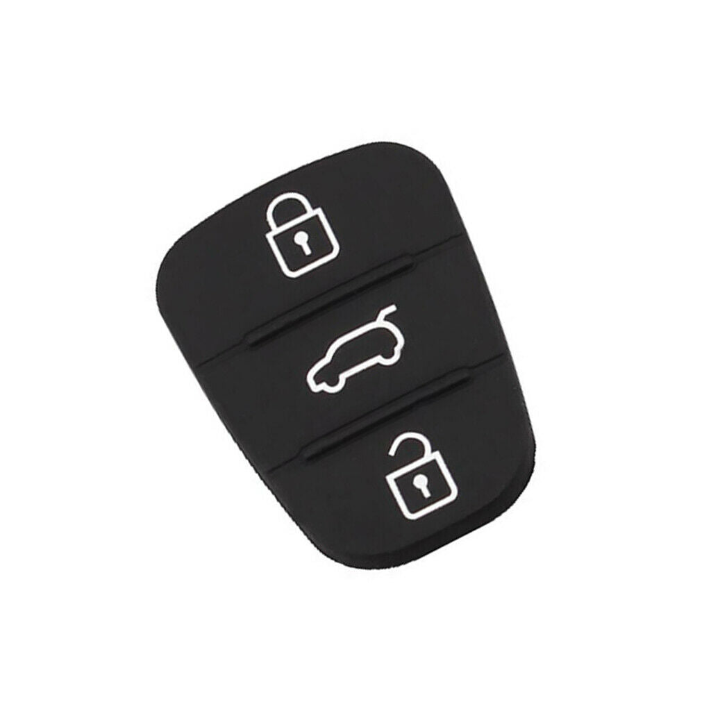 2Pcs 3-Button Smart Remote Door Lock Key Shell Cover For Hyundai I30 Kia K2