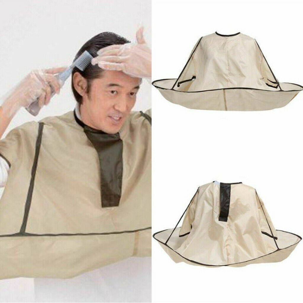 Folding Hair Cutting Cape Cloak Umbrella Haircut Barbershop Hair Dyeing 35"