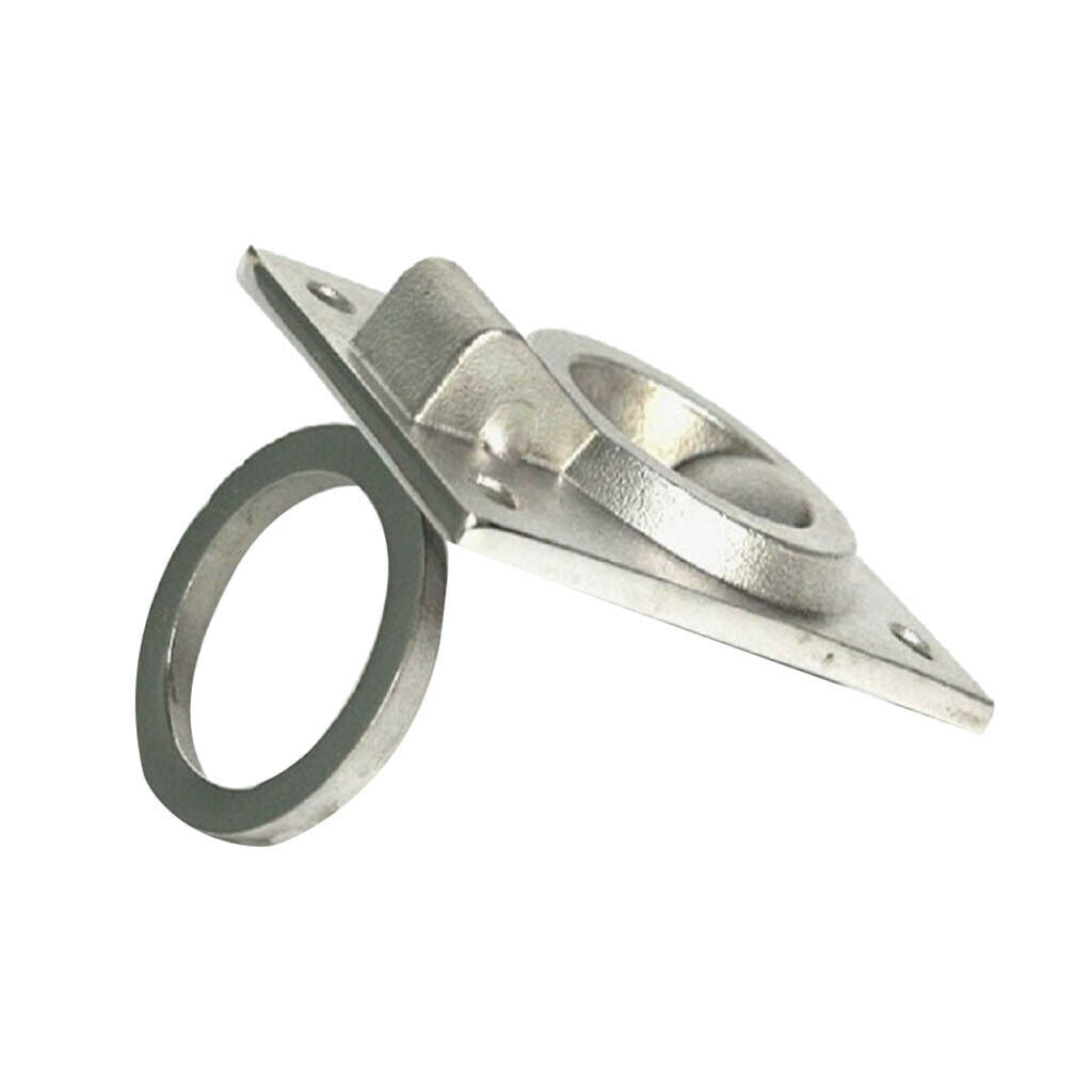 Stainless Steel Ring Handle Flush Hatch Locker Cabinet Pull Lift - Perfect For