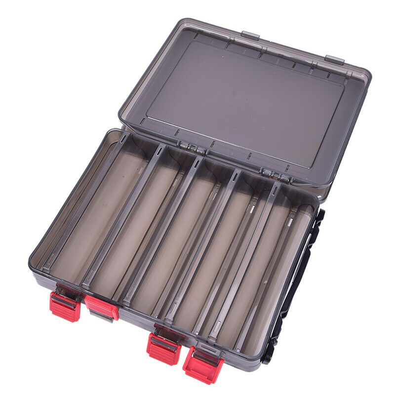 Fishing Lure Box Hooks Spoons Storage Boxes 10 Compartments Box Fishing Tackl Xz