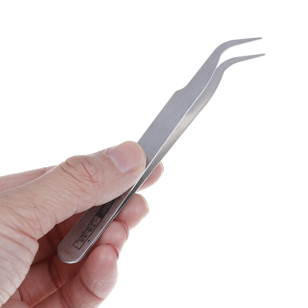 6Pcs all purpose precision tweezer set stainless steel anti static tool k.l8
