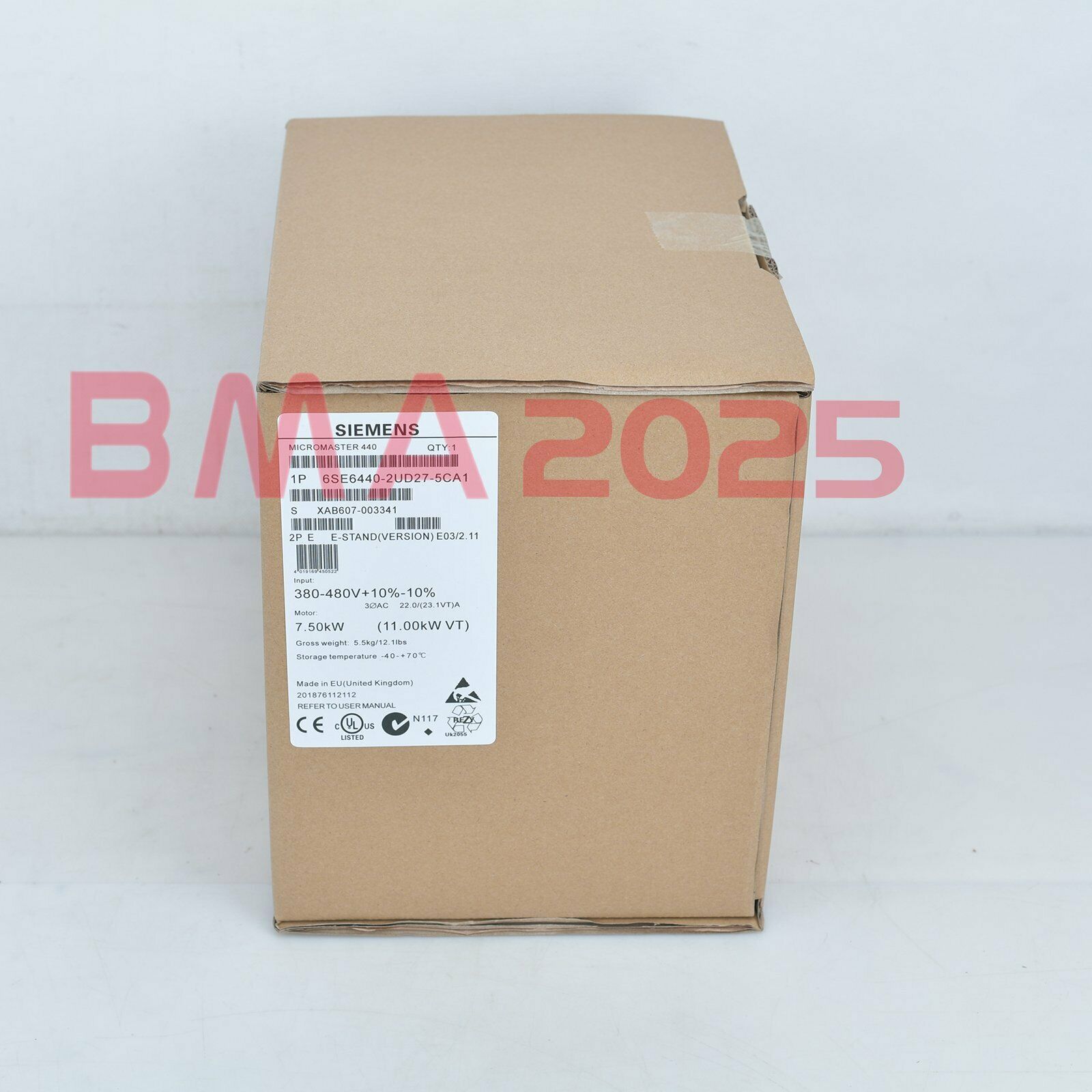 1PC New 6SE6440-2UD27-5CA1 6SE6 440-2UD27-5CA1 1year warranty DHL free Ship SM9T