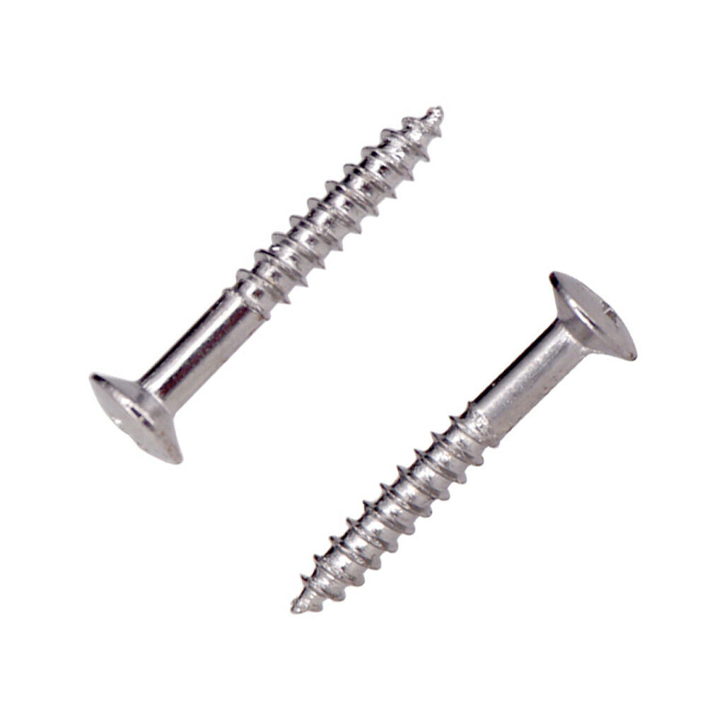 Pack of 80 Metal Electric Guitars Pickup Frame Ring Screws Musical Instrument