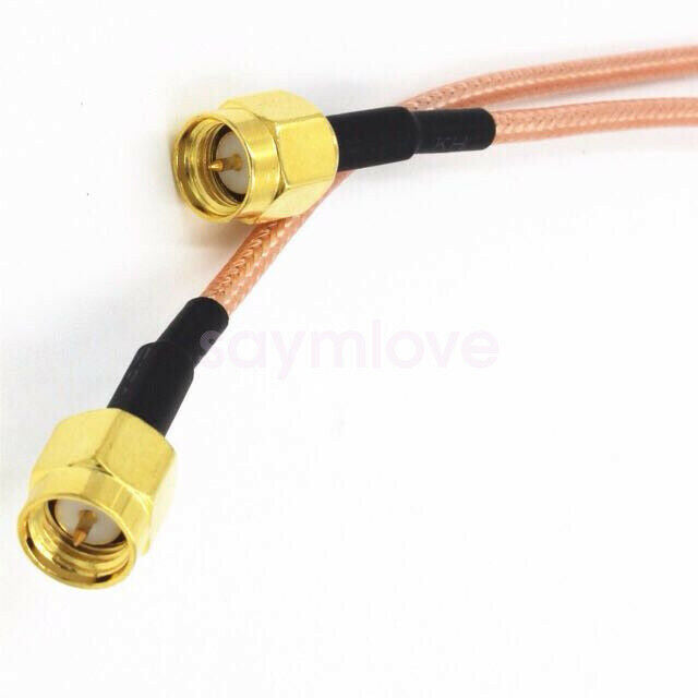 5pcs New 30cm SMA Male to SMA Male Connector Pigtail Cable