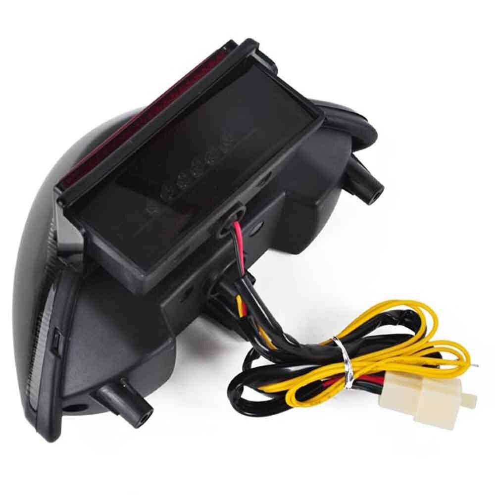 Smoke LED Tail Light Brake Turn Signal Lamp For Suzuki GSX1300R Hayabusa 99-07