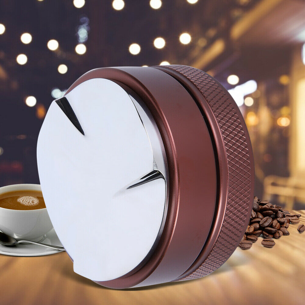 Stainless Steel Coffee Tamper Distributor Coffee Powder Tamping Tool for Office