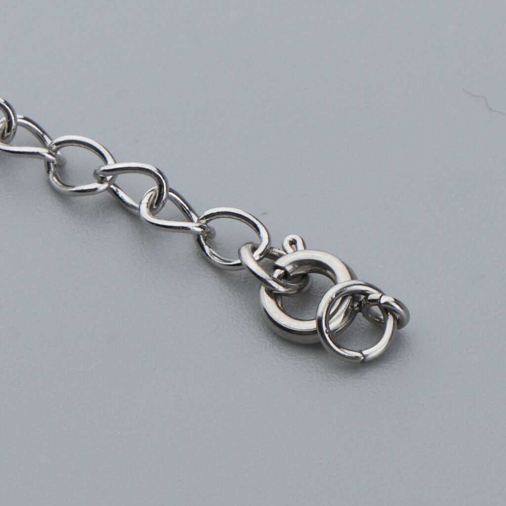 5Pcs Chain Extenders for Necklace Bracelet Jewelry Making Supplies Round Clasp