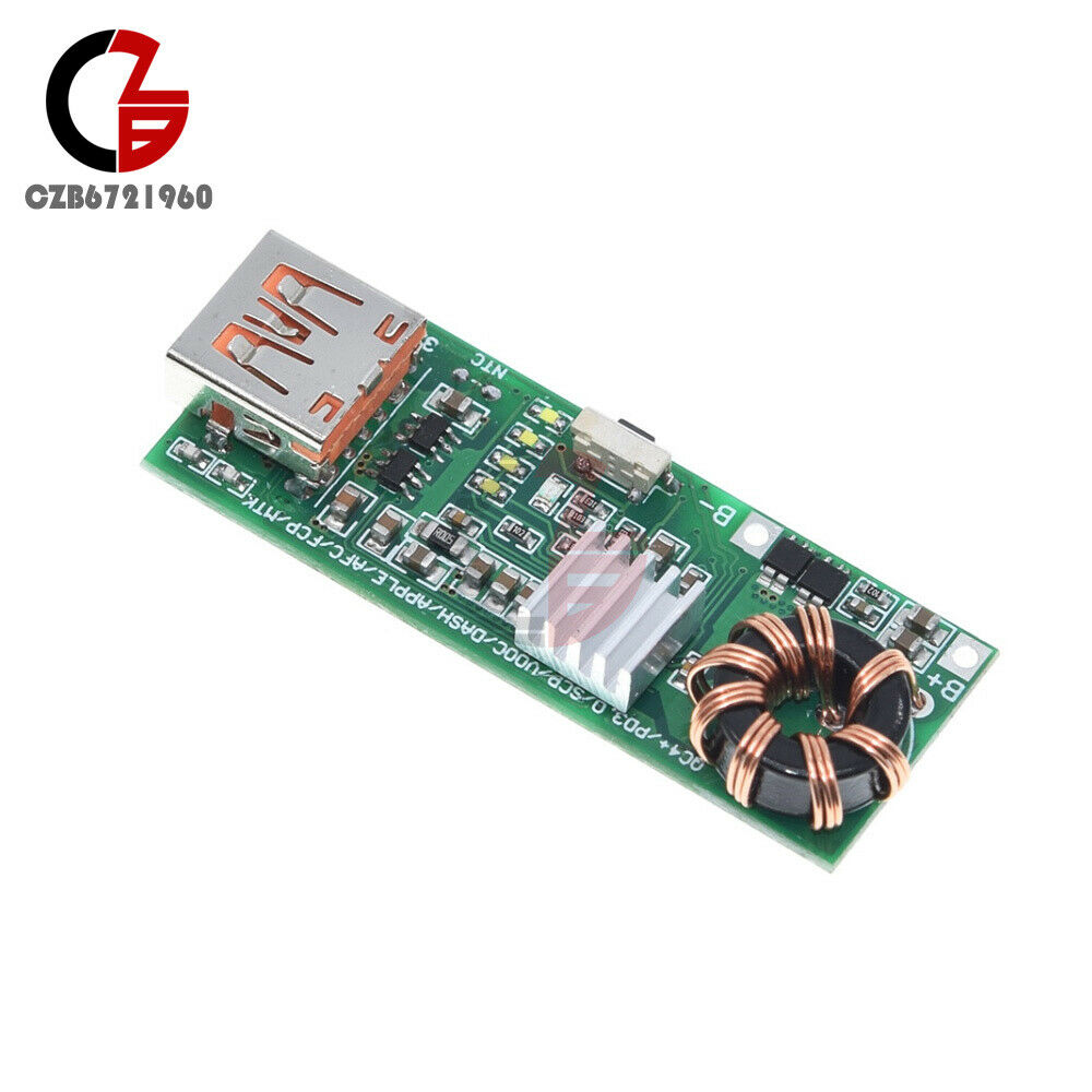 3.7V to 5V 9V 4.5A 18W QC4.0 QC3.0 Double Way PD Power Bank Quick Charge