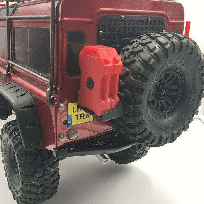 Black 1/10 Scale Alloy Rear Bumper for RCing TRX-4 Axial SCX10 II AX90046