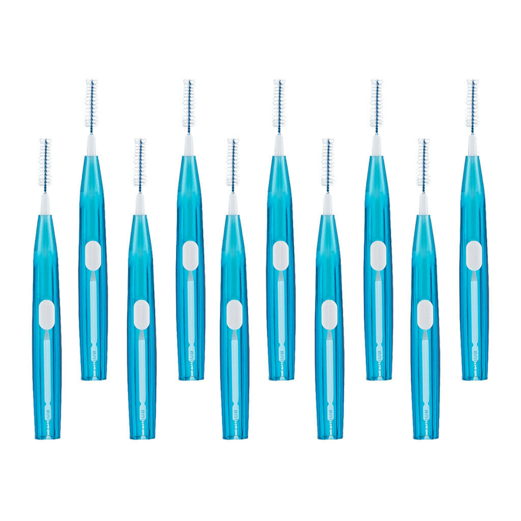 10x Push-pull Interdental Brushes Teeth Food Residue Cleaner Toothpick