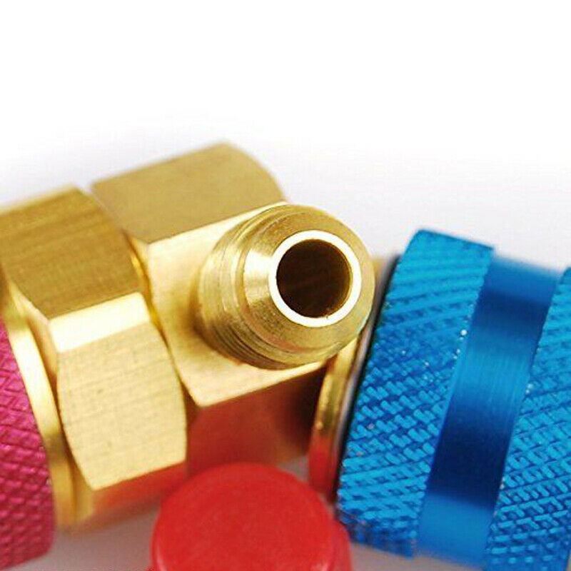 Car R134a Air  Quick Connector A/C Manifold Gauge Hi/Lo Coupler Adapter