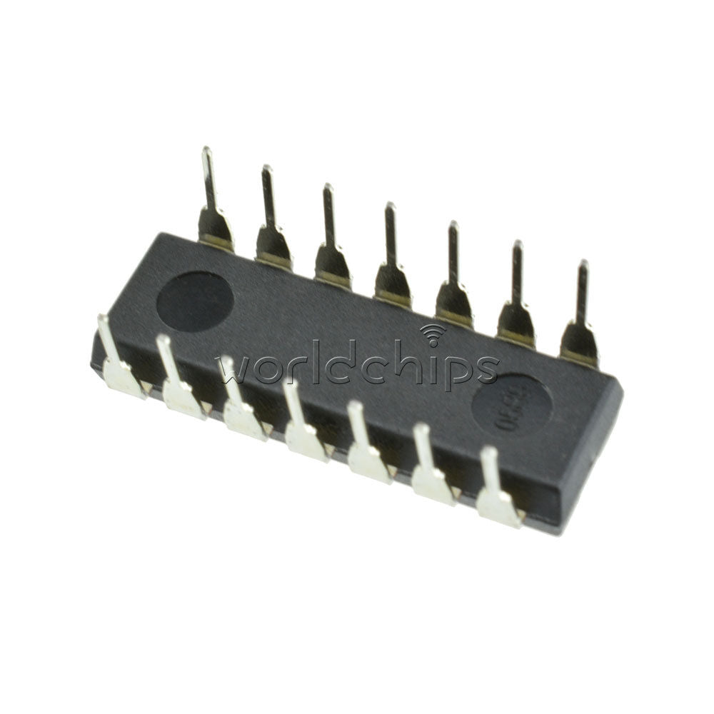100PCS SN74HC00N 74HC00N IC QUAD 2-INPUT NAND GATE 14-DIP