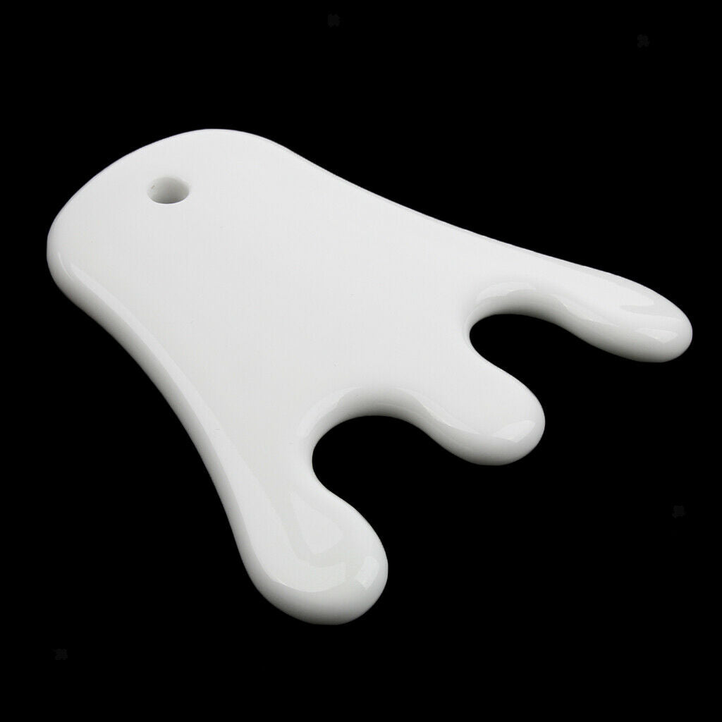 Ceramic Guasha Massage Shoulder Back Neck   Point Scraper Board Tool