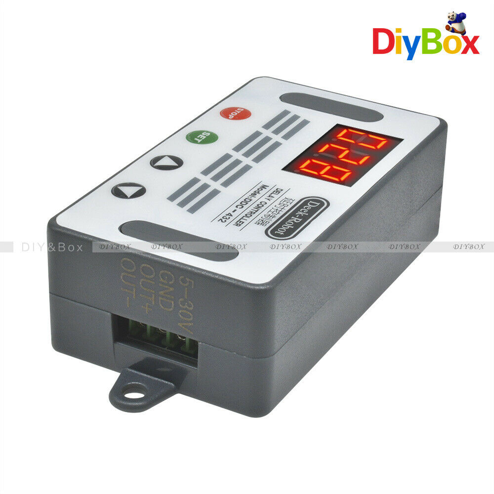 LED Display DDC-432 DC5-30V 4 button 3-digit Digital Tube Dual MOS Delay Control