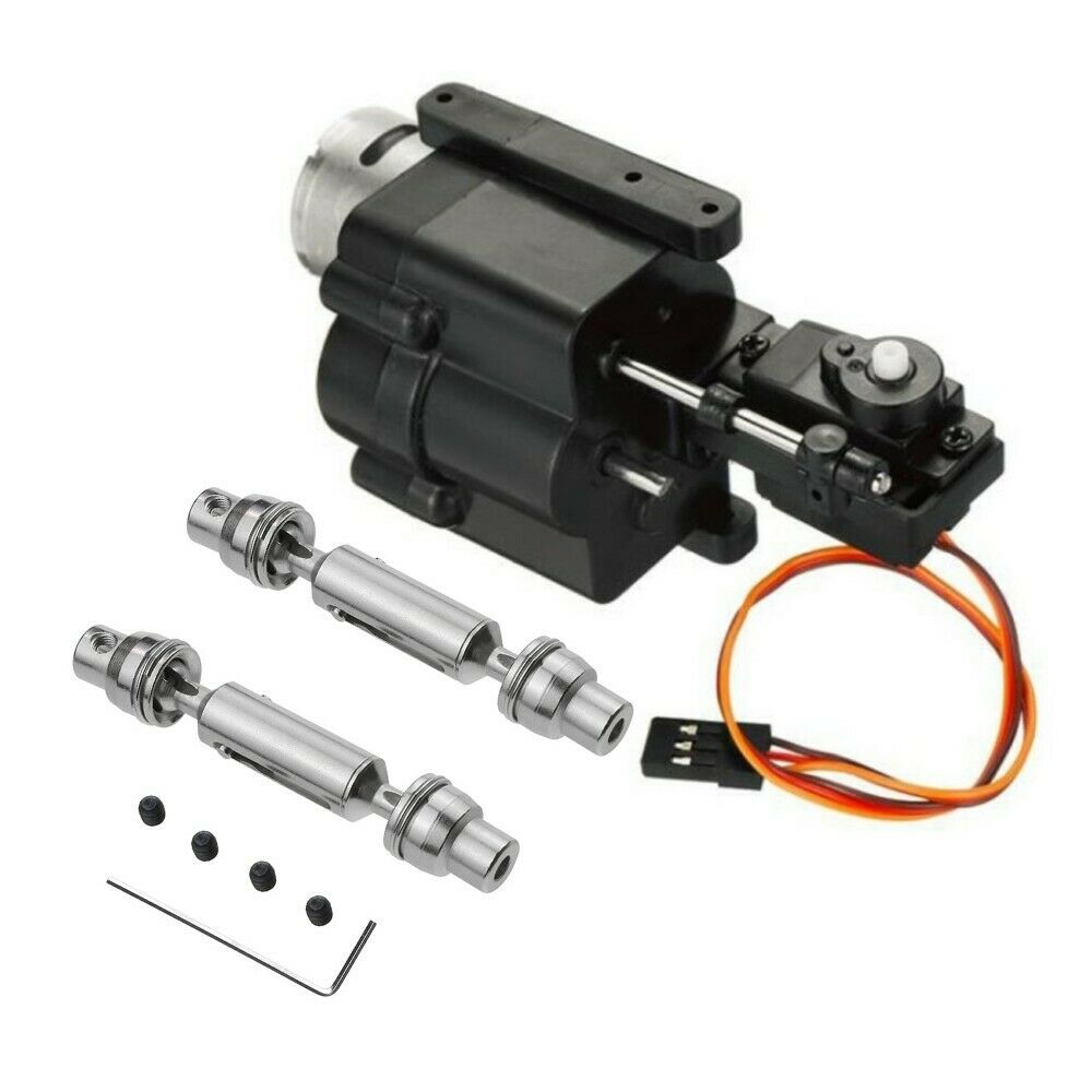 4CH Remote Control Drive Shaft & Gearbox For WPL B14Â B16Â B24Â C14Â C24Â C34 MN90 SU