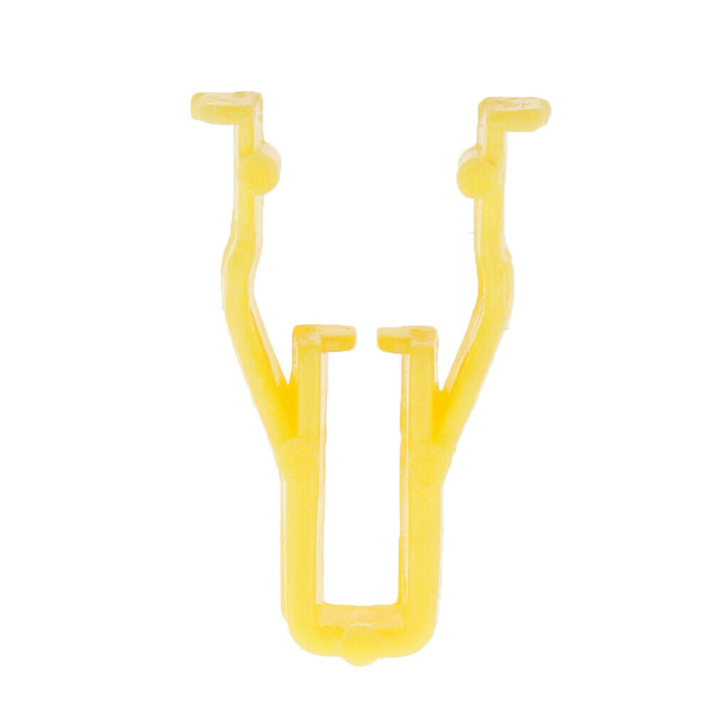 500 Pieces Yellow Dashboard Instrument Plastic Fastener And Card Buckle Clip