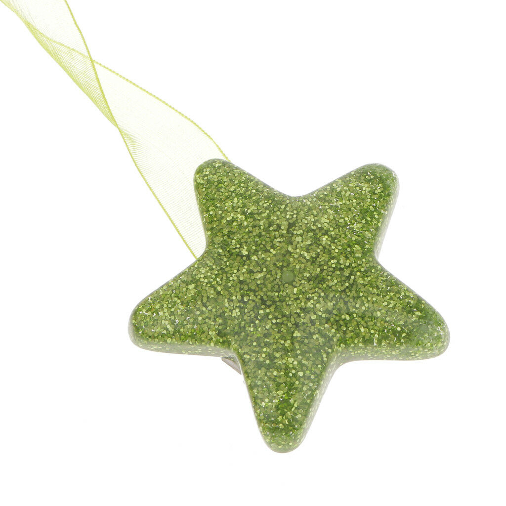 EU Star Magnetic Curtain Tieback Holdback Sheer Buckles Broach Tier Green