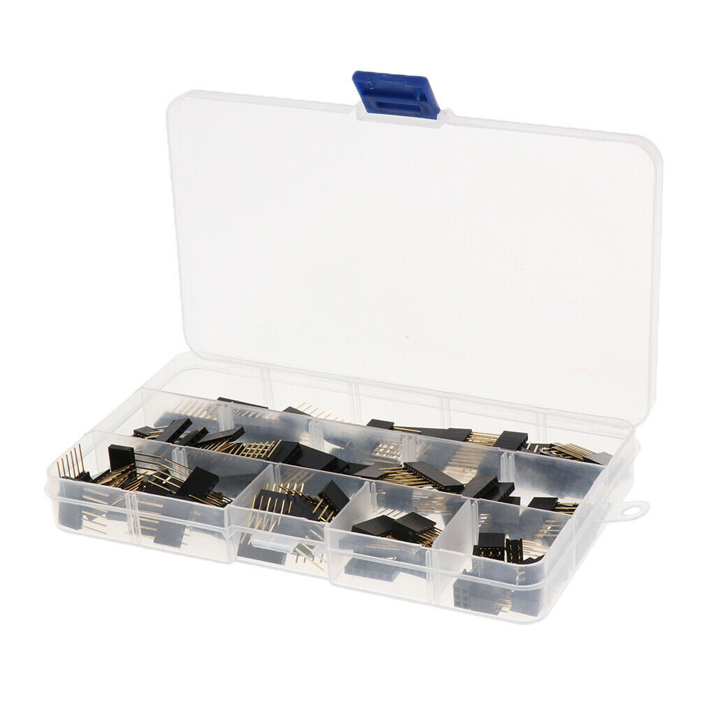 110 Pieces 2.54mm 6P 8P 10P Pin Header Connector for    PCB