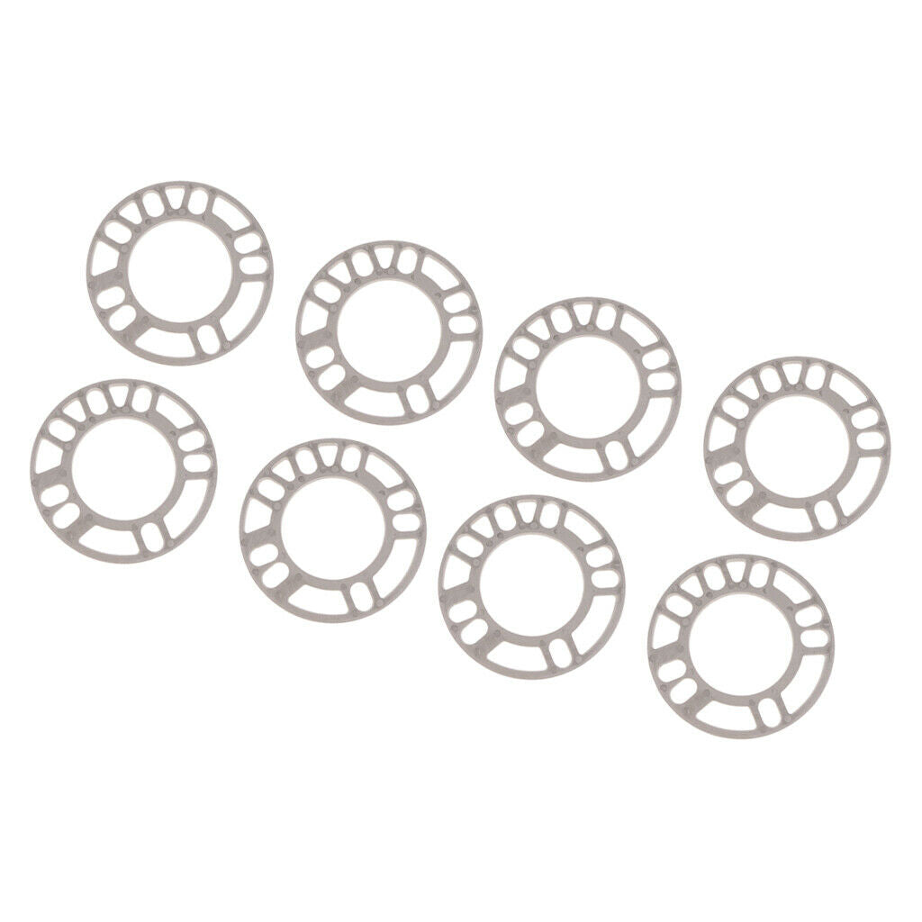Set of 8 Small 5mm Universal Car Wheel Spacer Thicken Shims for Car Styling