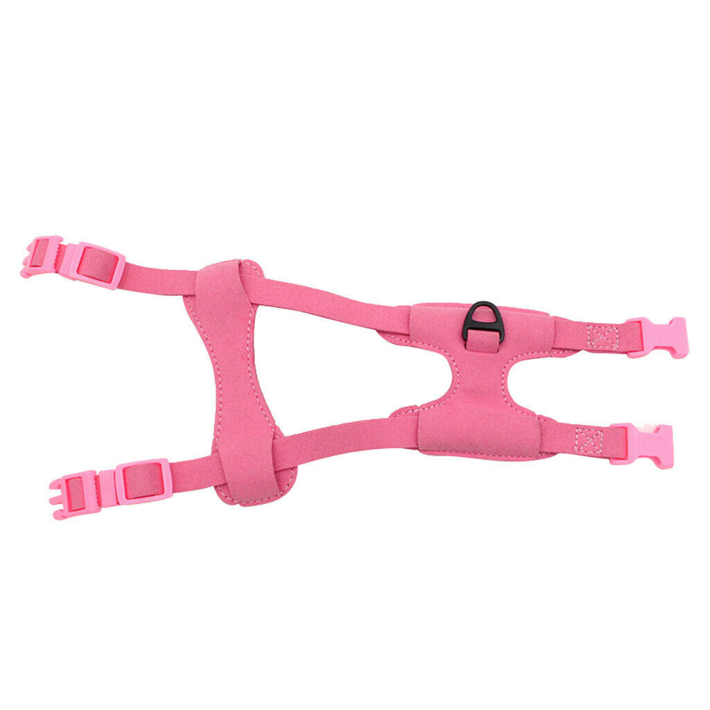 Pet Dog Harness Soft Suede Small Dog Harness For Puppies Chihuahua Pink S