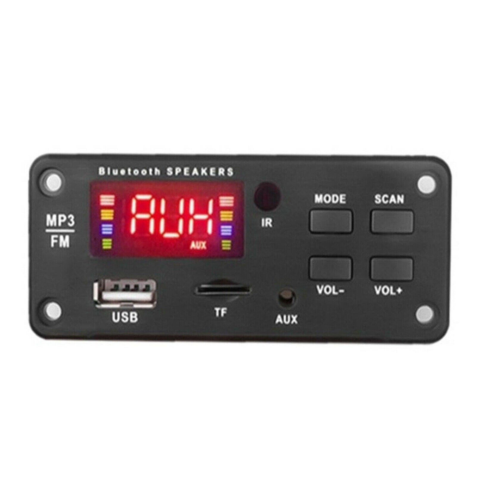 MP3 Player Decoder Board LED Display Red Digital Support FM USB AUX TF 7-18V