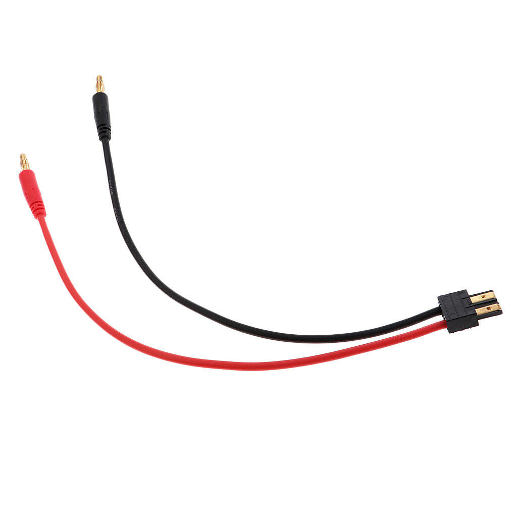 Male to 4.0mm Bullet Banana Male Battery Charging Cable Wire 14AWG 250mm