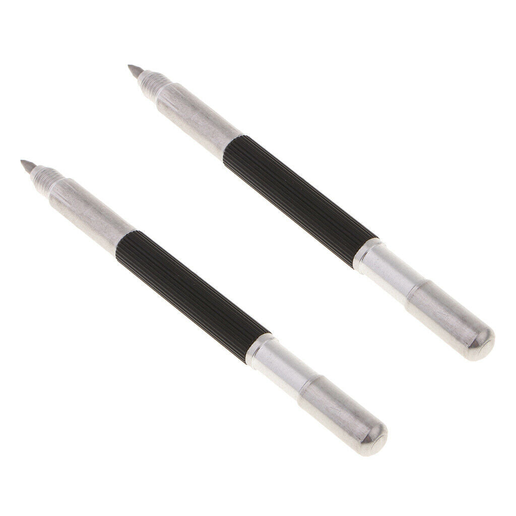 2pcs Double Tip Scribe Tungsten Carbide Scriber Etching Pen Carving