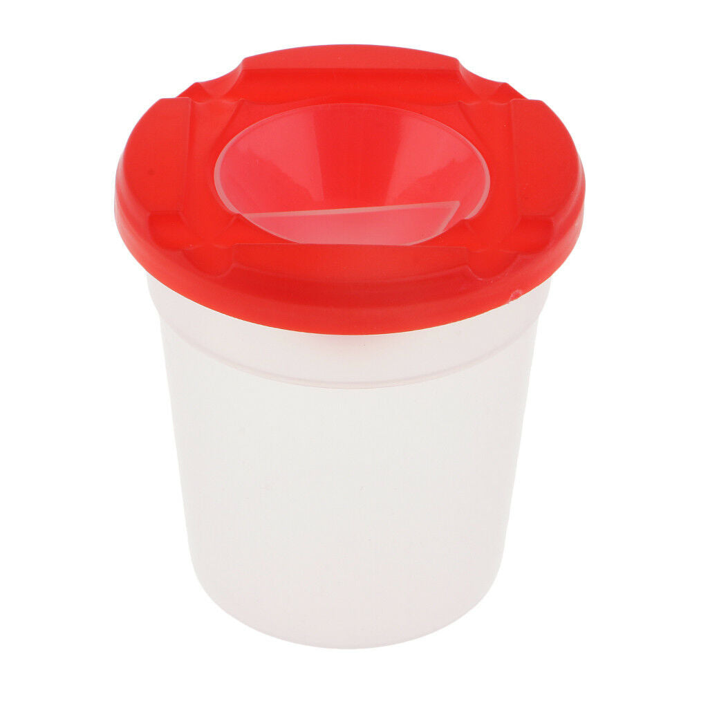 Plastic No Spill Painting Cup Water Cup with Lid for Painting Kids Painting