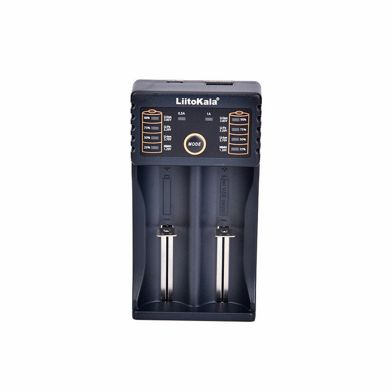 LiitoKala Lii-202 2 Slots USB Battery Charger For Ni-MH Li-ion LiFePO4 DD