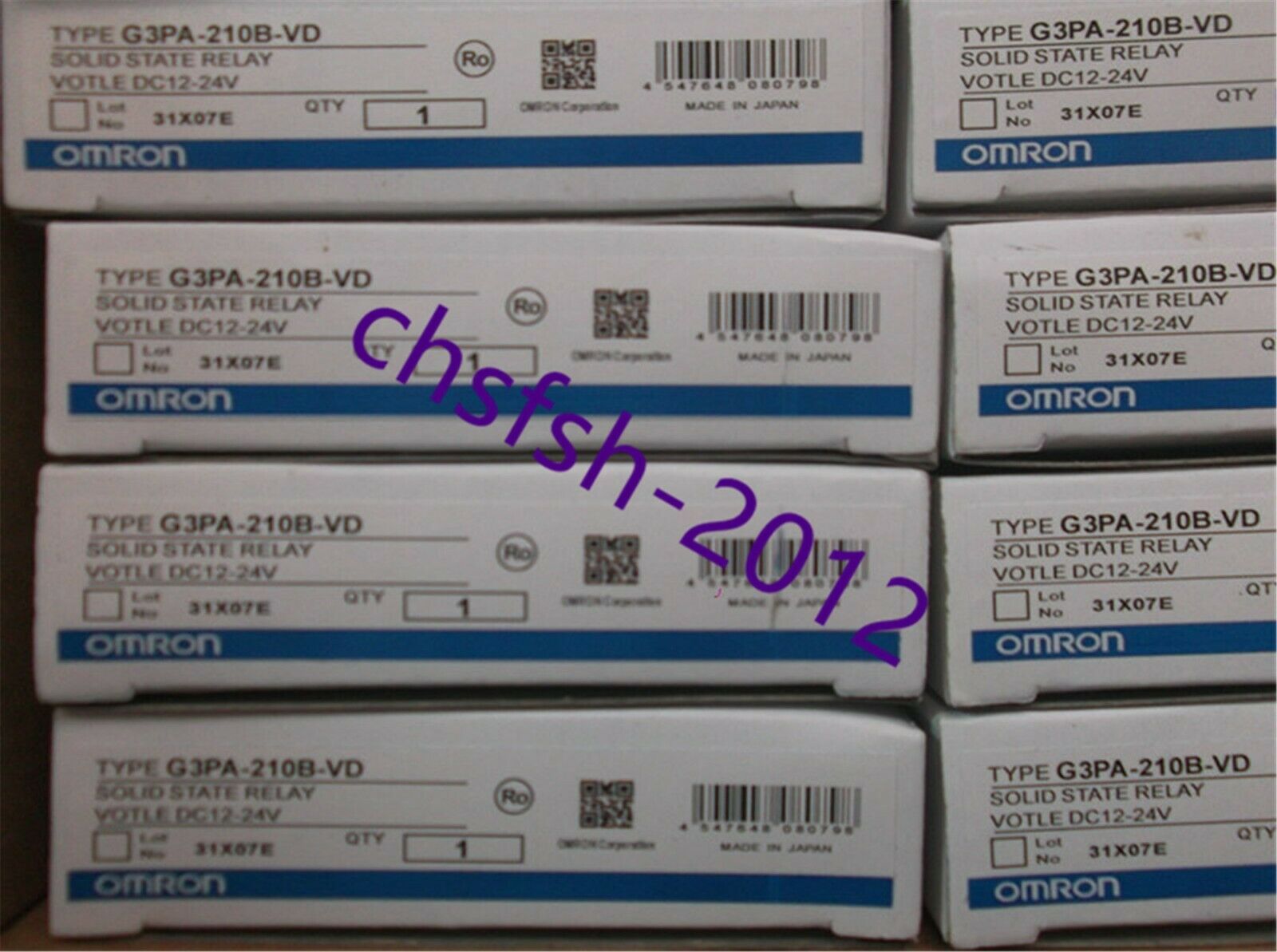 1 pcs New IN Box Omron G3PA-210B-VD solid state relay