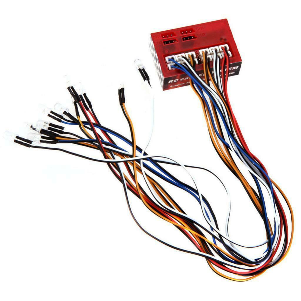 Climbing Car LED Lamp for 1/10 1/8 HSP Redcat  CC01 4WD Axial SCX10