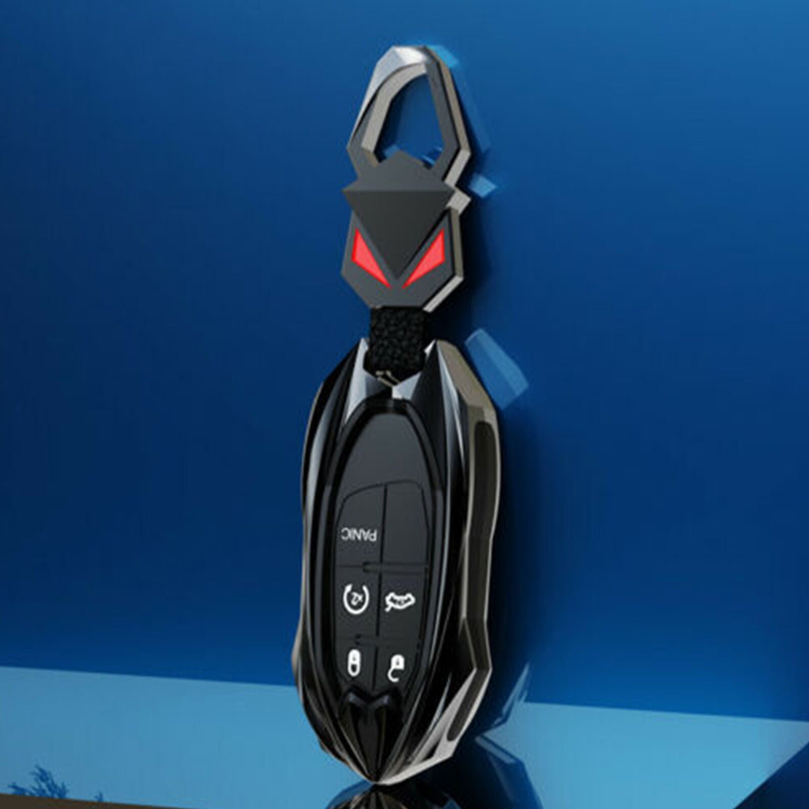 New Metal Car Key Fob Case Cover Shell For Jeep Cherokee Dodge Charger Chrysler