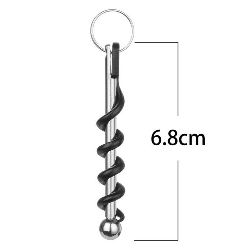 Multifunction Pocket Outdoor Red Wine Bottle Opener Keychain Key Ring Too.l8