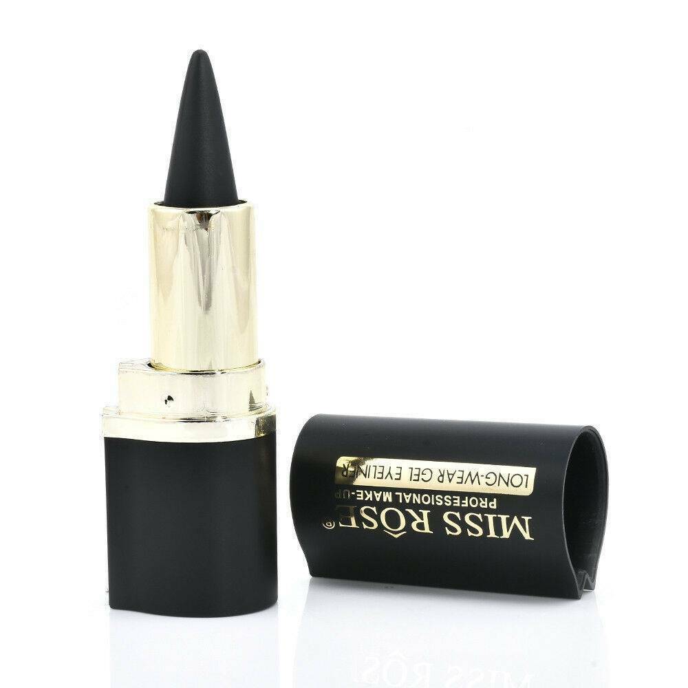 Pro Miss Rose Eyeliner Long Lasting Black Waterproof Eyeliner Gel Eye Liner Pen