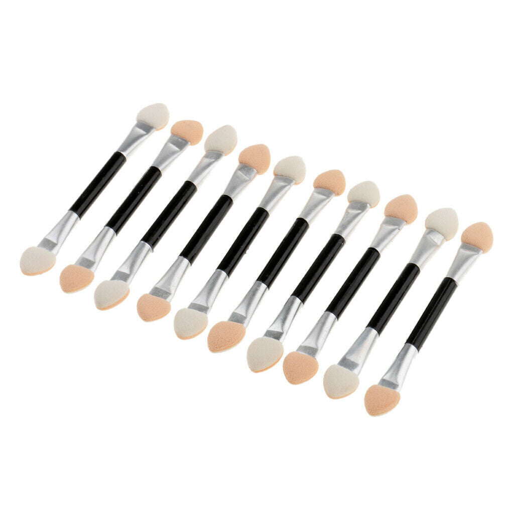 Dual Sided Eyeshadow Lip Nail Art Brush Sponge Tips Makeup Applicators 30 Pieces