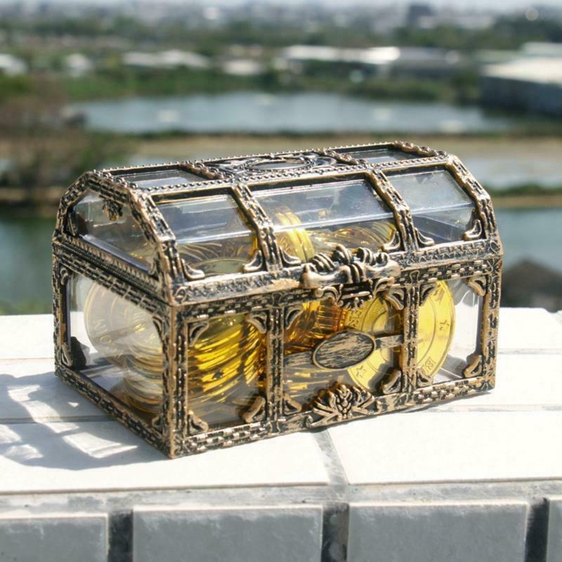 School Classroom Activities Decoration Box Pirate Transparent Treasure Box Kids