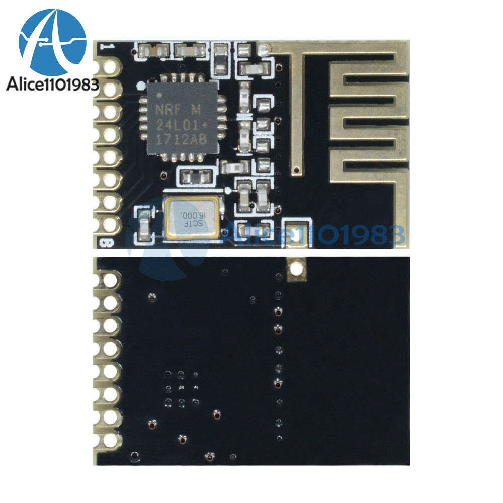 5PCS Mini NRF24L01+ SMD 1.27MM wireless transceiver module Small Size Arduino