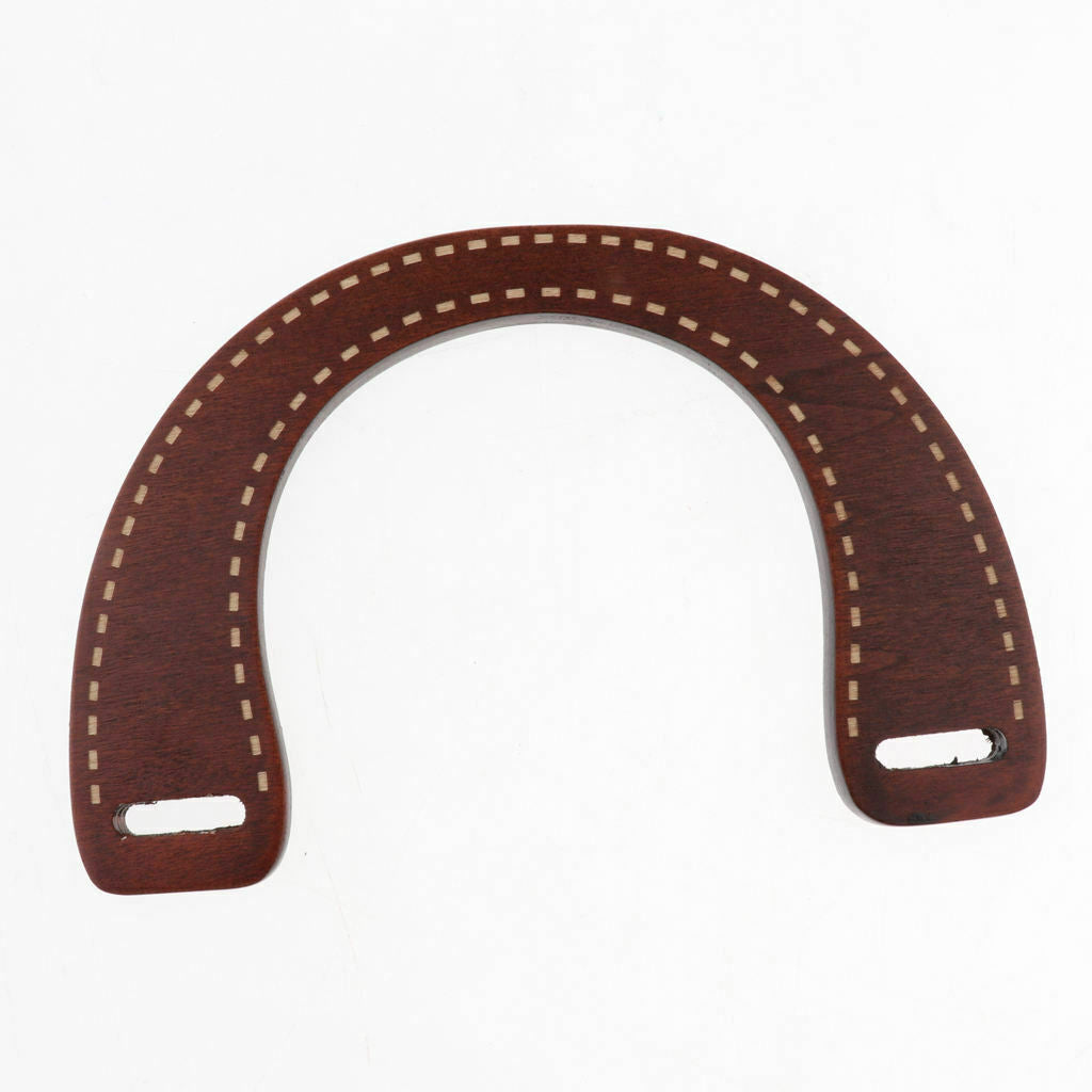 2pack U Shape Wooden Purse Handle Wooden Bag Handle Replacement Handbag Bag