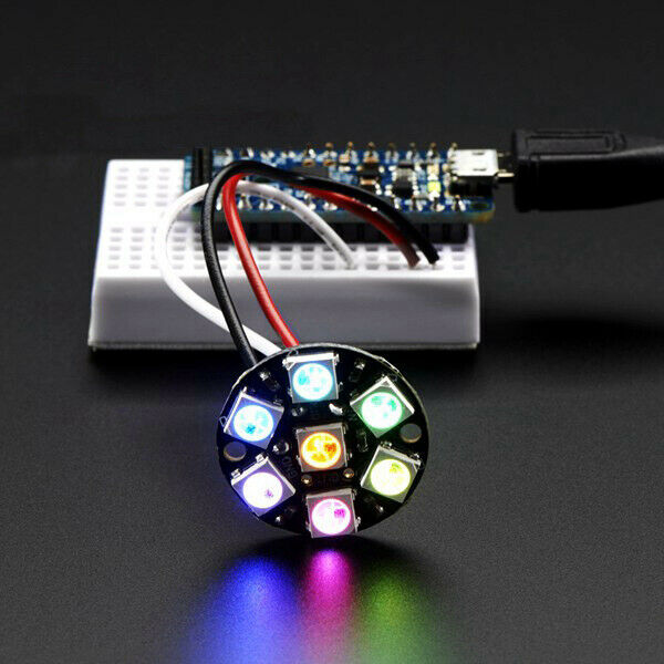 Led Light Module, Built-In Full-Color Driver Lights, Circular Development Board
