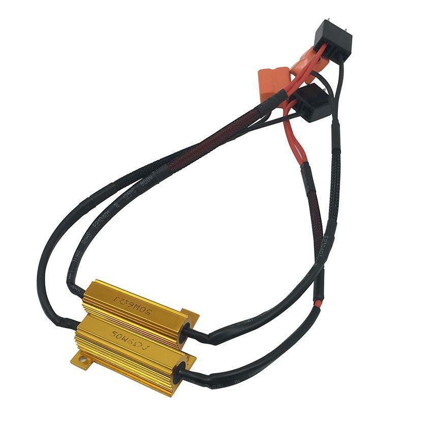 1pc LED Anti Flicker Adapter Error Canceler Canbus Headlight Decoder- H7