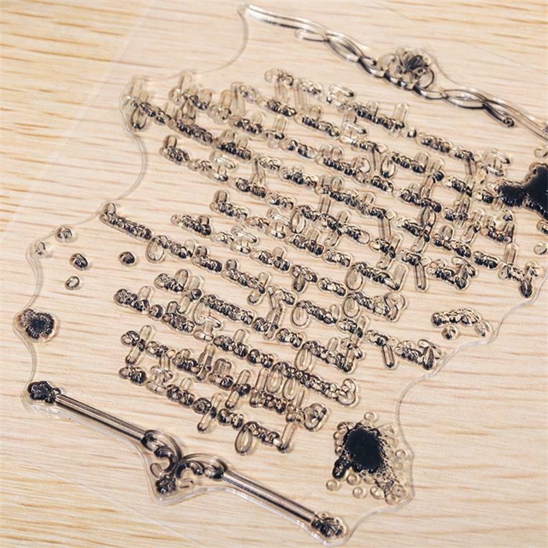 Love Poems Silicone Clear Seal Stamp DIY Scrapbooking Emboss Photo Album Decor