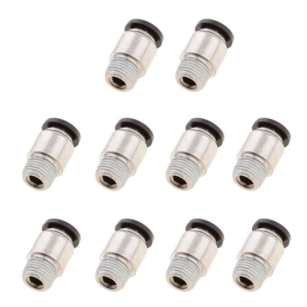 20x Pneumatic Tube Quick Coupling, Secured Connection DPOC-4-M6C