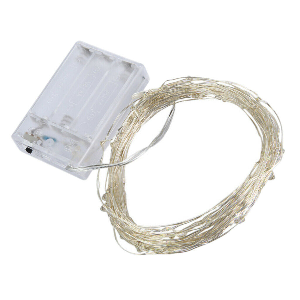 Battery Operated Decorative String Light for Decorations 4 meter_Warm White