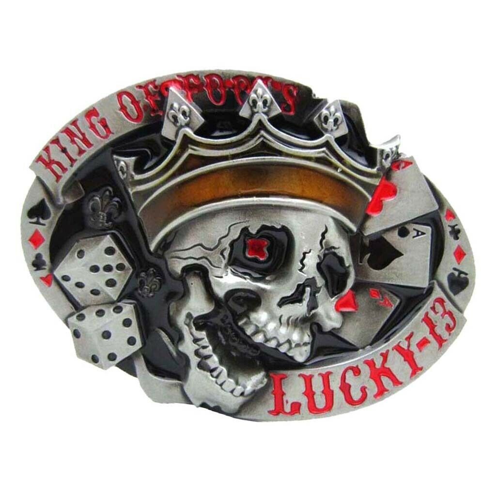Gothic belt buckle Metal Belt Buckle Accessories fit Belt Beckle Men Red